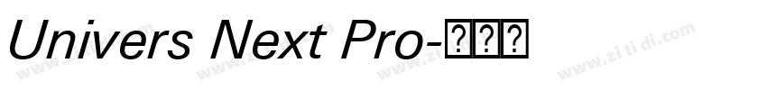 Univers Next Pro字体转换